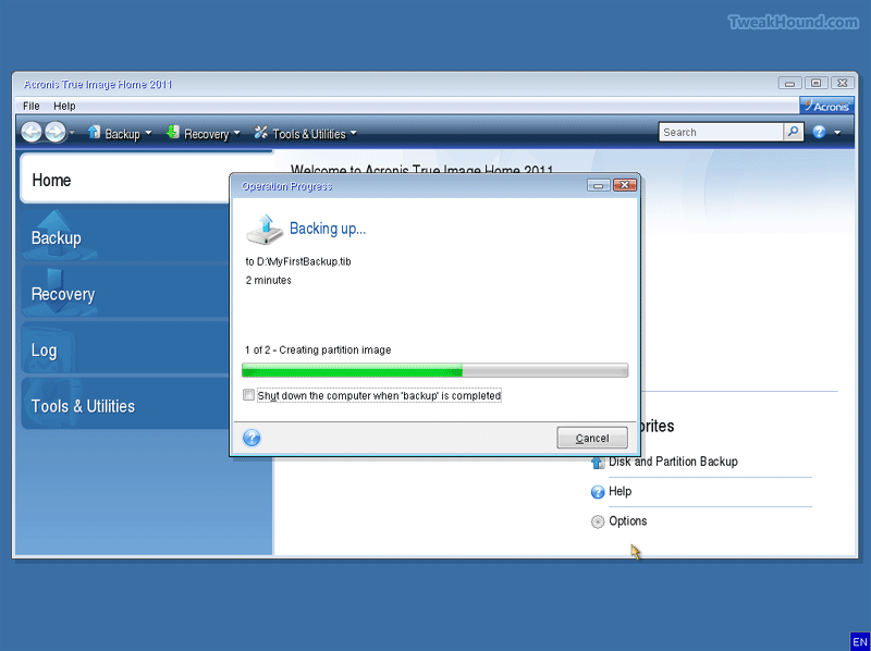 acronis true image mirror backup